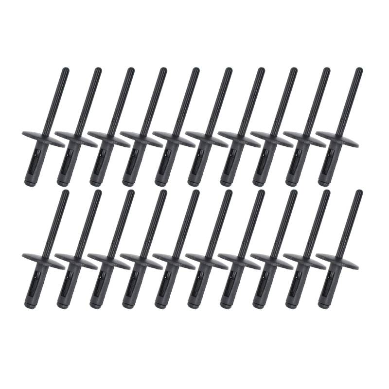 Winglet Diffusor 20Pcs Für X1 X3 X5 X6 Für Mini 51777171003 Auto Stoßstange Clips Expansion Blind Nieten Tür Seite Sill Rock Trim Rocker Moulding Clip Seitenschweller(20pcs No.19) von RFSHOP