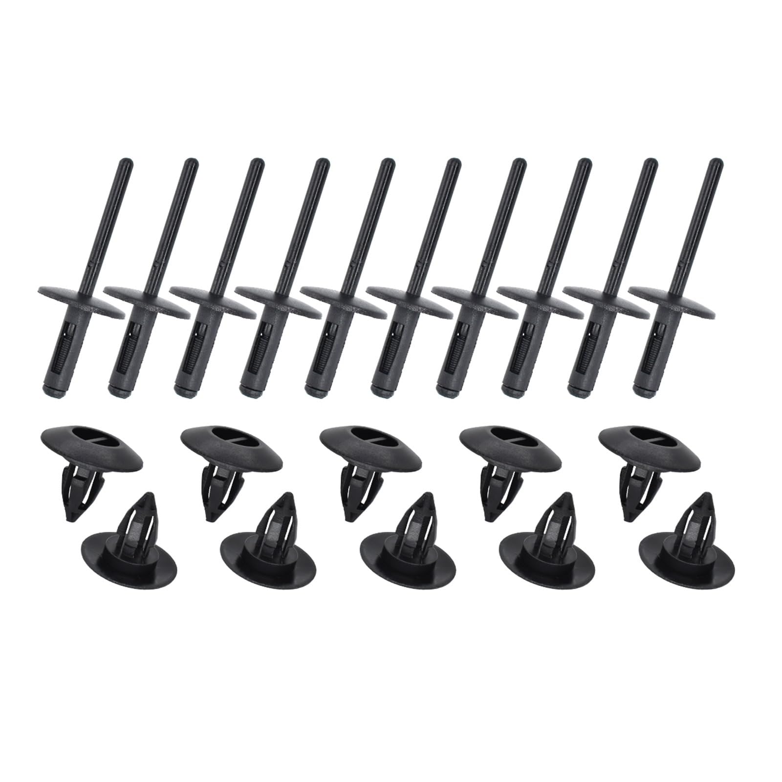 Winglet Diffusor 20Pcs Für X1 X3 X5 X6 Für Mini 51777171003 Auto Stoßstange Clips Expansion Blind Nieten Tür Seite Sill Rock Trim Rocker Moulding Clip Seitenschweller(No.19 and No.20) von RFSHOP