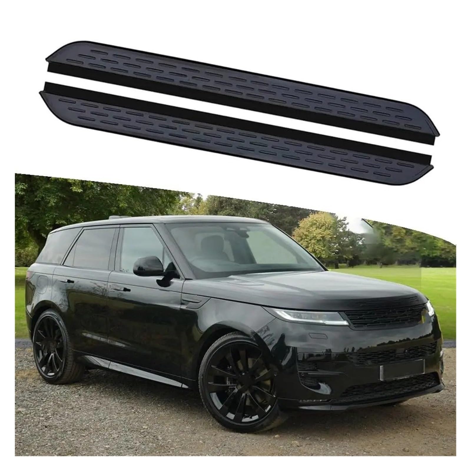 Winglet Diffusor 2PCS Seite Schritte Trittbretter Nerf Bars Für Land Für Rover Für Range Für Rover Für Sport 2023 2024 Seitenschweller(A) von RFSHOP