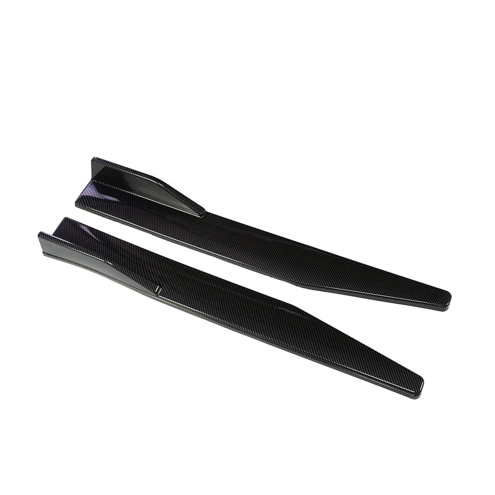 Winglet Diffusor 2PCS Universal Auto Seite Röcke 86cm Links Rechts Schutz Panels Anti-Crash Diffusor Für Auto Seite Flügel Splitter Stoßstange Lip Seitenschweller(Kohlefaser) von RFSHOP