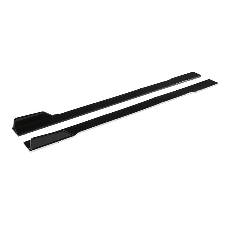 Winglet Diffusor 2m Für Benz W205 W204 W203 W211 W212 W213 W117 C117 W176 Für AMG Für GTR Auto Seite Rock Extensions Spoiler Rocker Splitter Seitenschweller(Weiß) von RFSHOP