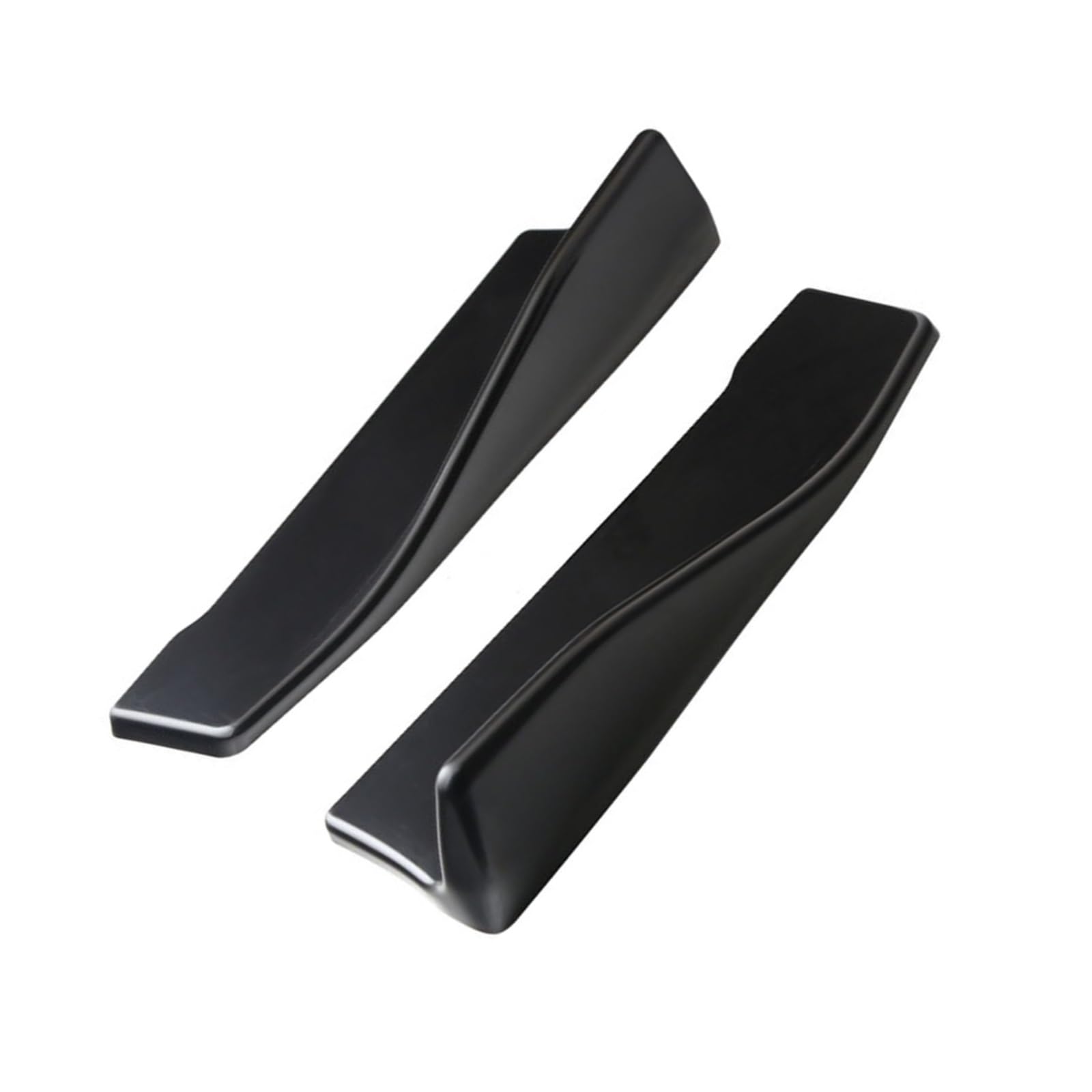 Winglet Diffusor 35 cm Länge Für Mitsubishi Autospoiler Seitlich Vorne Stoßstange Hinten Seitenrock Lip Rocker Wings Schutz Zierleisten Glänzend Schwarz Universal Seitenschweller von RFSHOP