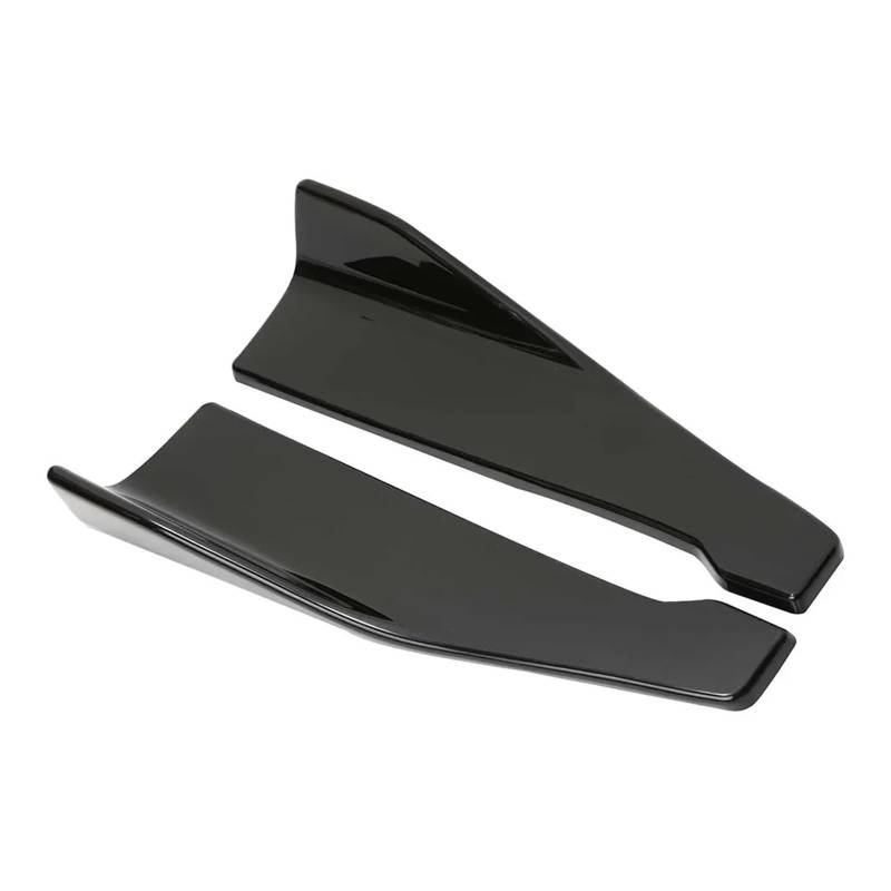 Winglet Diffusor 48 cm Für Mini Für Cooper 2014–21 2020 Auto-Rock Spoiler Hintere Lippe Seitenschweller Winglets Diffusoren Verlängerung Rocker-Splitter Eckvolant Seitenschweller(Glossy Black) von RFSHOP