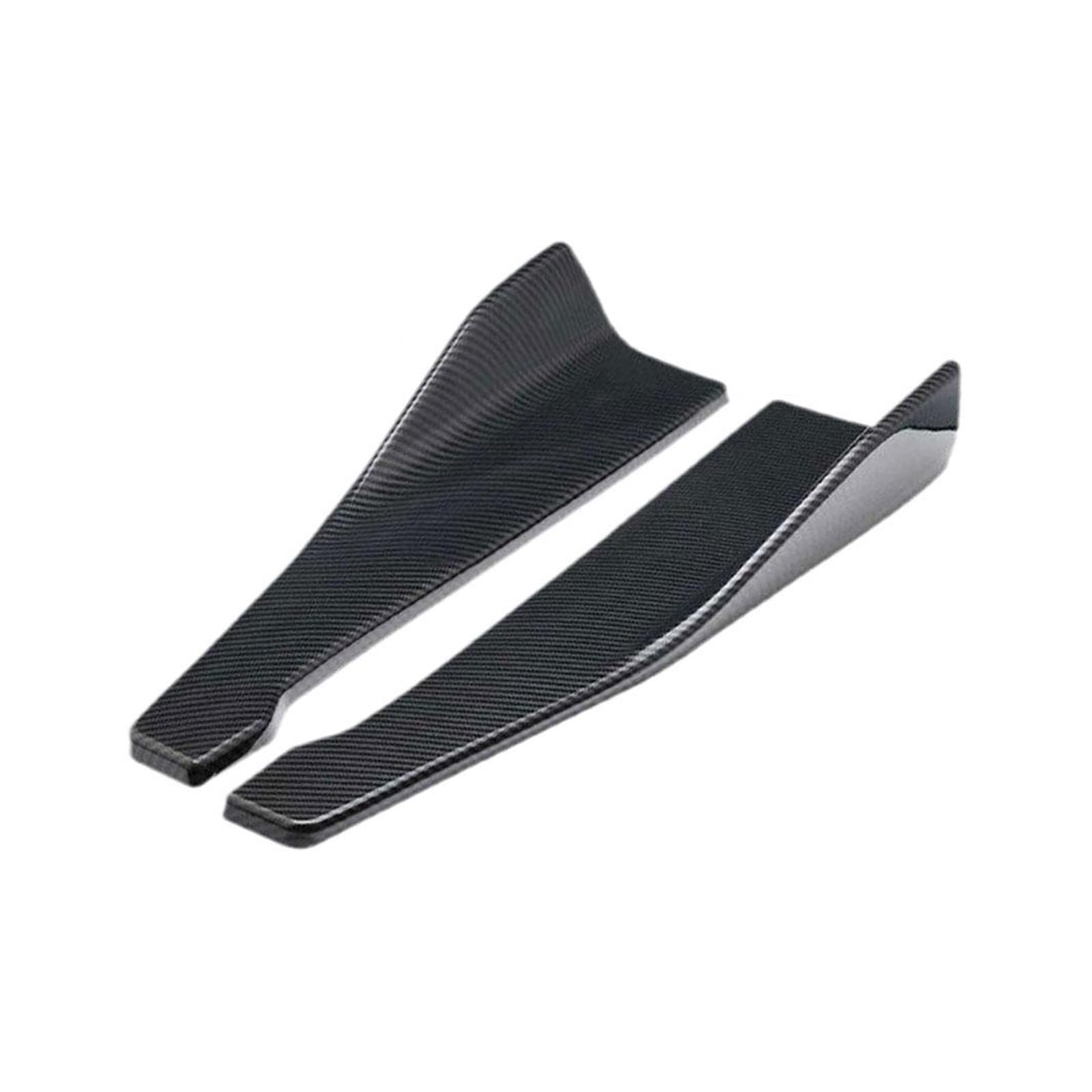 Winglet Diffusor 48CM Länge Für VW Für Golf 5 6 Universal Auto Seite Rock Bumper Spoiler Splitter Protector Scratch Seitenschweller(B) von RFSHOP