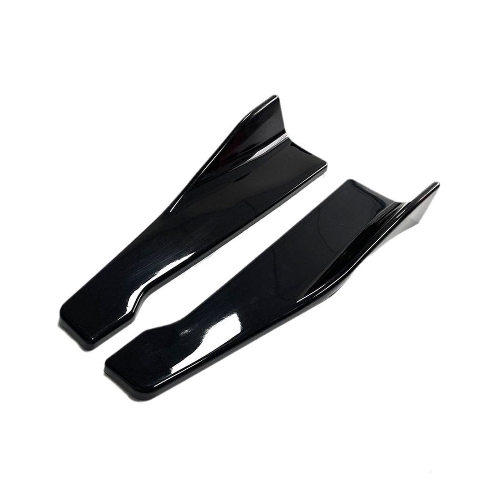 Winglet Diffusor 48CM Länge Universal Auto Seitenschweller Stoßstange Spoiler Splitter Schutz Kratzer Für E90 Seitenschweller(A) von RFSHOP