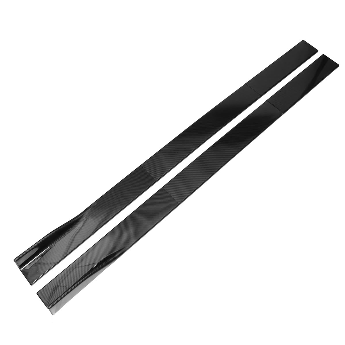 Winglet Diffusor 6 Stück Für Benz 2 M/2,2 M Universal-Auto-Seitenschweller Winglet-Verlängerungen Splitter Körperschürze Lippe Carbon-Look/Schwarz Seitenschweller(2.2m Carbon) von RFSHOP