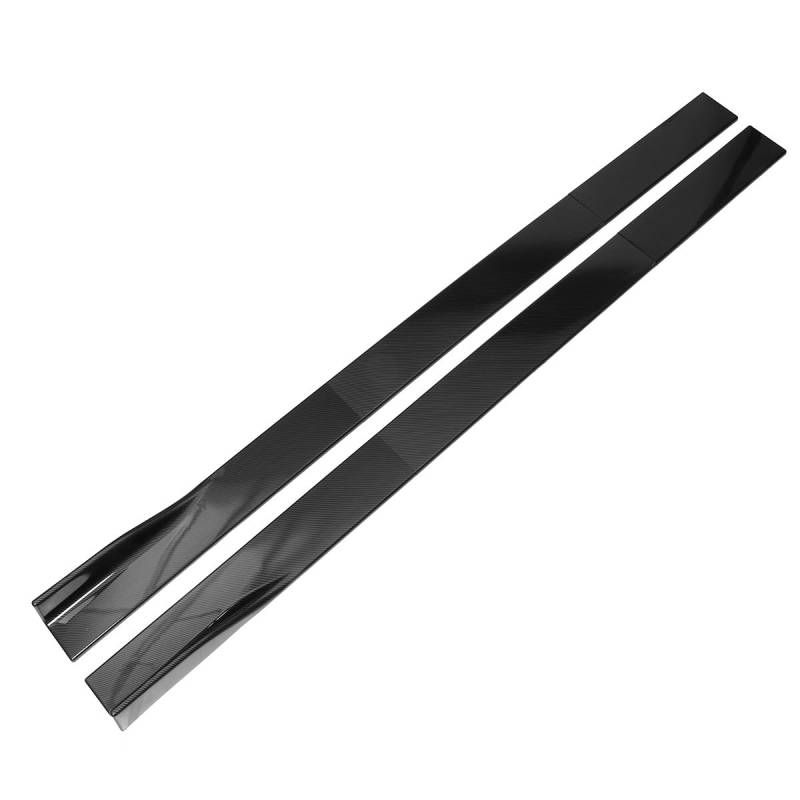 Winglet Diffusor 6 Stück Für Benz 2 M/2,2 M Universal-Auto-Seitenschweller Winglet-Verlängerungen Splitter Körperschürze Lippe Carbon-Look/Schwarz Seitenschweller(2.2m Carbon) von RFSHOP