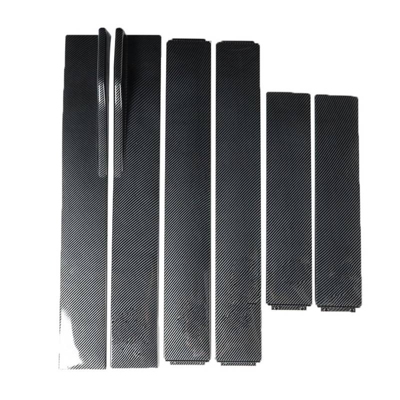 Winglet Diffusor 6 Stücke Für F32 F33 F36 4-Serie 5 Series Alle Modelle Seite Rock Verlängerung Rocker Platte Winglet Lip Separator Bumpe Seitenschweller(Carbonfiber 2.2m) von RFSHOP