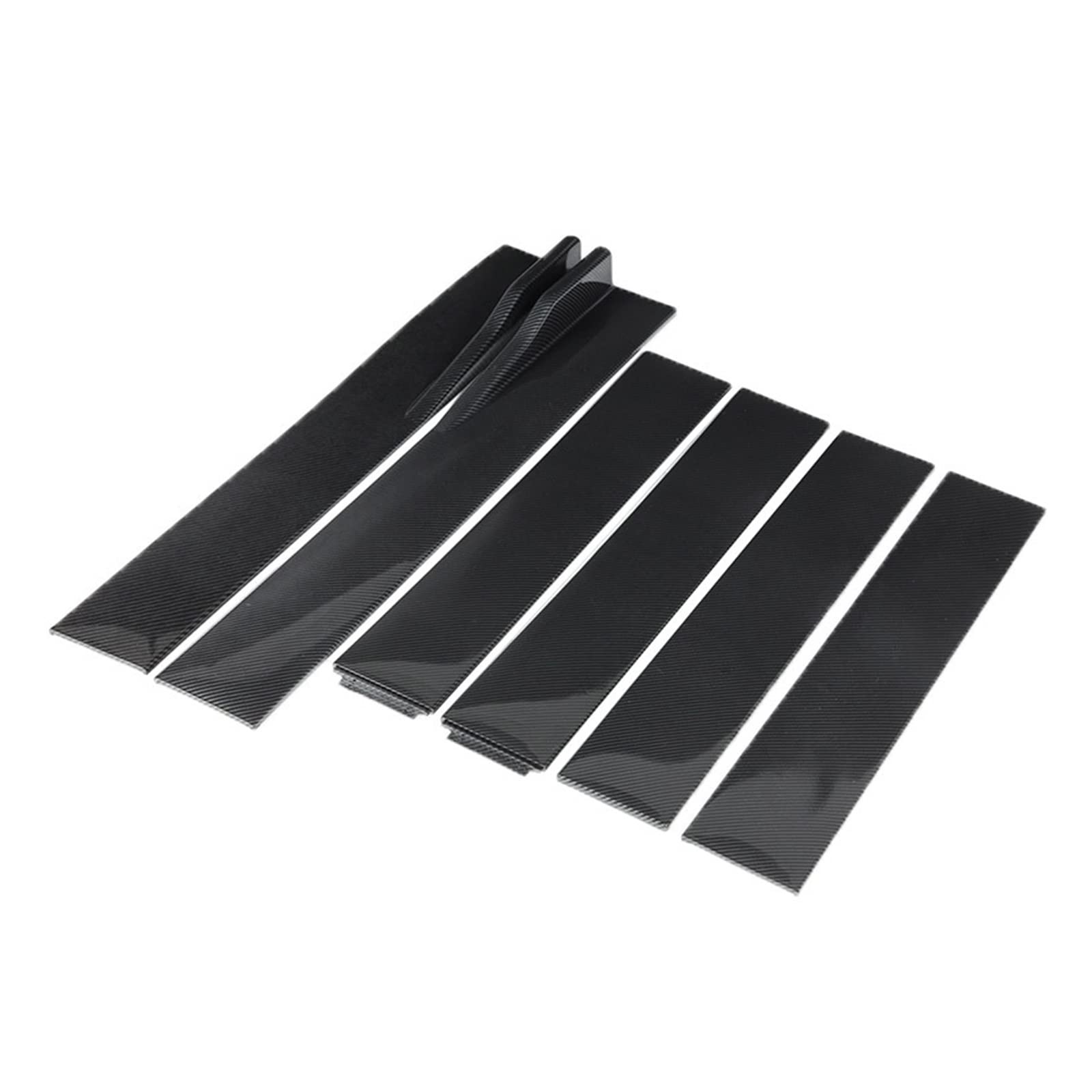 Winglet Diffusor 6 Stücke Für F32 F33 F36 4-Serie 5 Series Alle Modelle Seite Rock Verlängerung Rocker Platte Winglet Lip Separator Bumpe Seitenschweller(Carbonfiber 2m) von RFSHOP