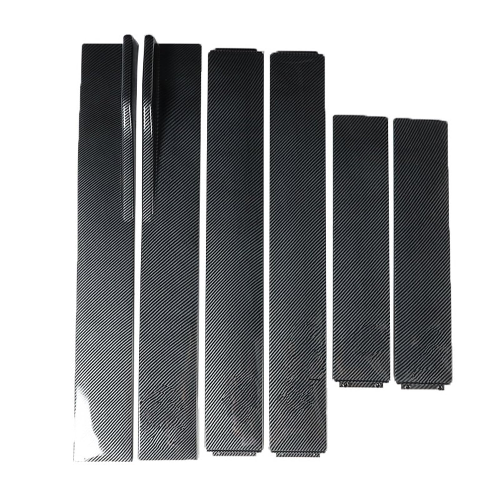 Winglet Diffusor 6 Stücke Für Toyota Für Corolla Für Camry Für Sienna 86 Für Scion FR-S Alle Modelle Seite Rock Verlängerung Rocker Platte Winglet Lip Separator Bumpe Seitenschweller(Carbonfiber 2.2m) von RFSHOP