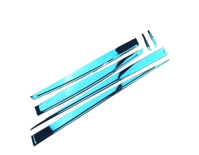 Winglet Diffusor 6 Stücke Upgrade Für Accord 2018 2019 2020 2021 2022 Schwarz Titan Side Door Körper Molding Abdeckung Dekor Außen Zubehör Seitenschweller(Blau) von RFSHOP