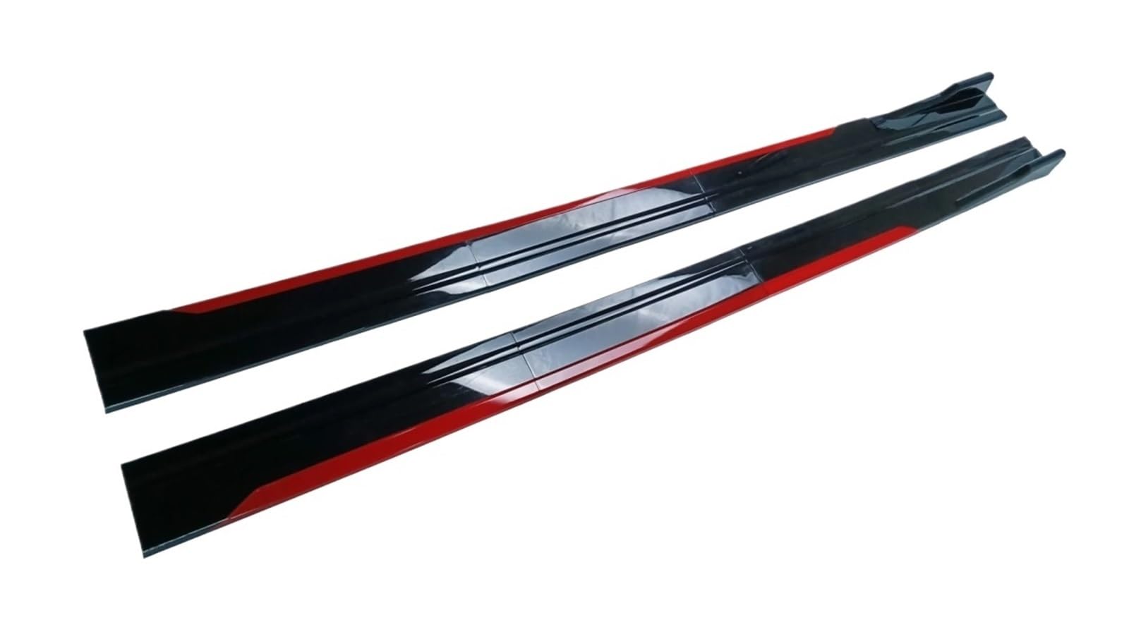 Winglet Diffusor 8 Stück Universal Auto Seitenschweller Winglet Splitter Lip Side Spoiler Für E39 E46 E53 E90 E92 F32 F33 F36 Seitenschweller(Rot) von RFSHOP