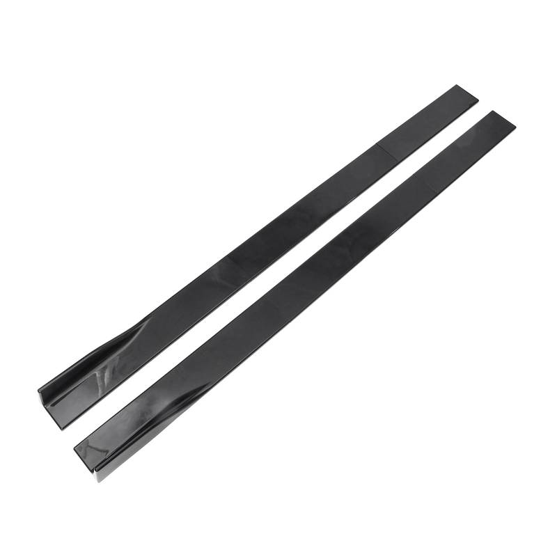 Winglet Diffusor 86,6 ''2,2 M Auto Seite Rock Verlängerung Lip Splitter Lip Für VW Für Golf MK5 MK6 Für GTD Für GTI Für TDI Für TSI Für GTI MK7 CC Für Passat Seitenschweller(2.2m Black) von RFSHOP