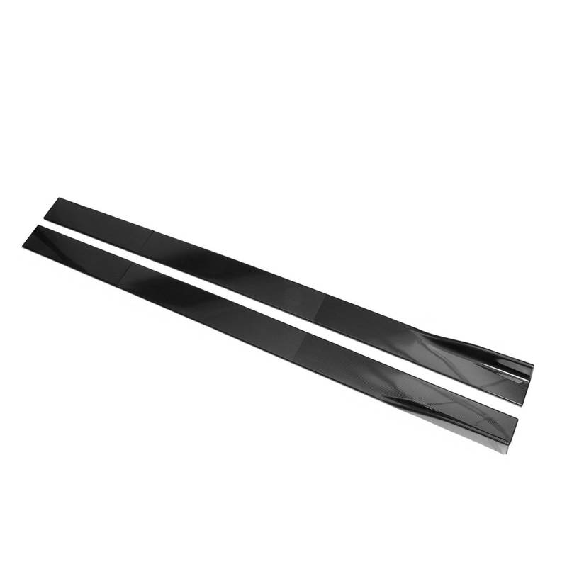 Winglet Diffusor 86,6 ''2,2 M Auto Seite Rock Verlängerung Lip Splitter Lip Für VW Für Golf MK5 MK6 Für GTD Für GTI Für TDI Für TSI Für GTI MK7 CC Für Passat Seitenschweller(2.2m Carbon) von RFSHOP