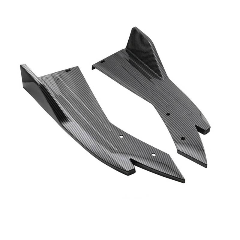 Winglet Diffusor Auto Heckstoßstange Diffusor Splitter Spoiler Canards Seitenschweller Abdeckung Für E90 E46 F20 Seitenschweller(Carbon Look) von RFSHOP