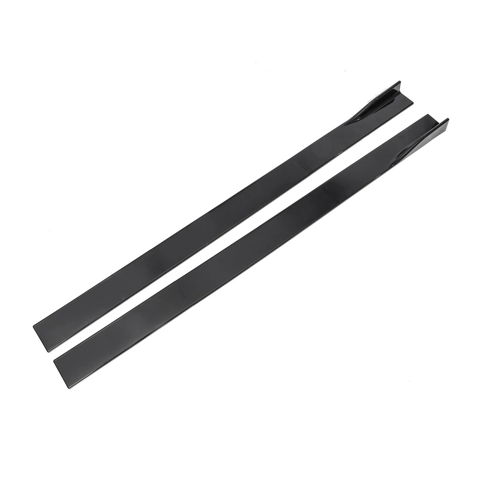 Winglet Diffusor EIN Paar 2,2 M Glänzend Schwarze Auto-Universal-Seitenschwellerverlängerungen Splitter Für A3 A4 A5 A6 A7 Seitenschweller von RFSHOP