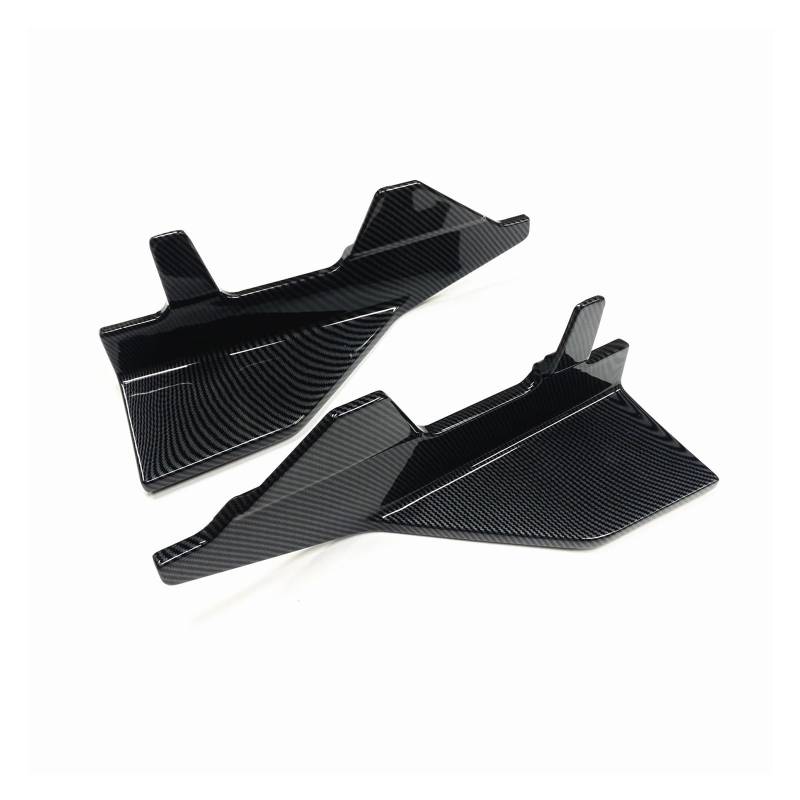 Winglet Diffusor Für 2 Serie G42 Für Coupe M235i 2022 2 Tür Carbon Look Auto Unterkörper Kit Ecke Schutz Canard Seite Rock Splitter Abdeckung Seitenschweller von RFSHOP