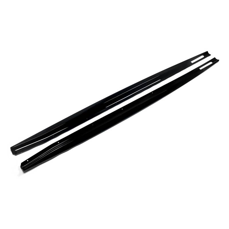 Winglet Diffusor Für 4er G22 G23 2020–2021 2022 Carbonfaser-Seitenrock-Verlängerungslippe Im AC-Stil, Glänzend Schwarz Seitenschweller(Glossly Black) von RFSHOP