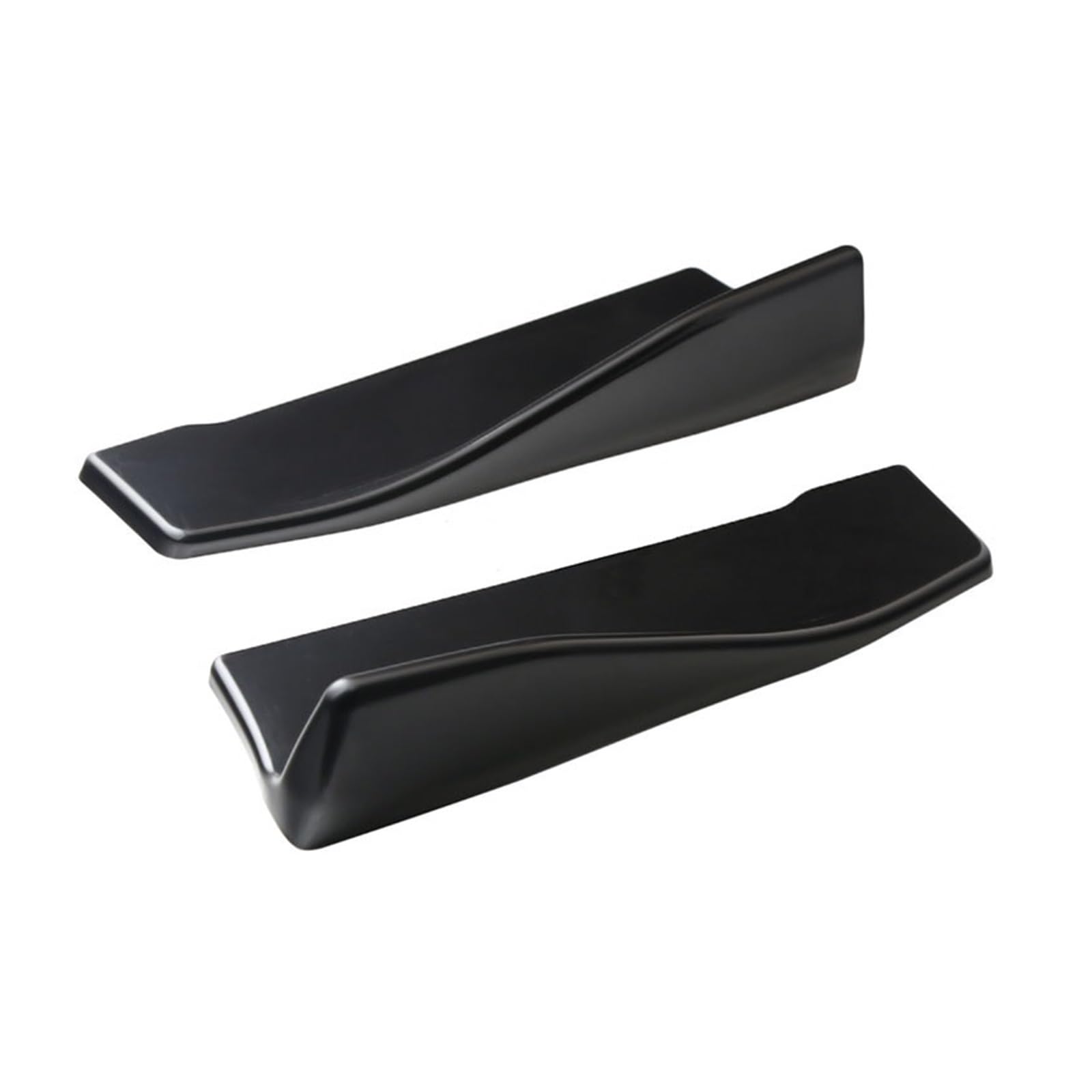 Winglet Diffusor Für Alfa Für Romeo Universal 35 cm Länge Autospoiler Seitliche Frontstoßstange Hinten Seitenrock Lip Rocker Wings Glänzend Schwarz Schutz Zierleisten Seitenschweller von RFSHOP