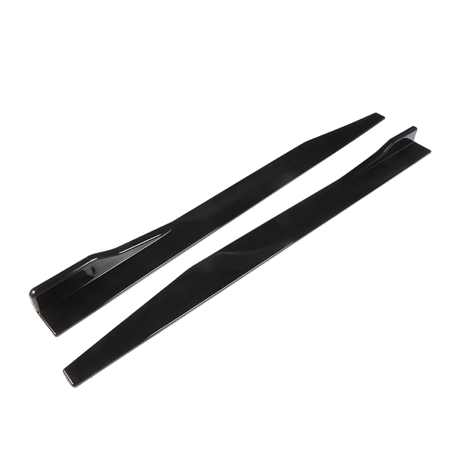 Winglet Diffusor Für Benz 1 Paar Universal 1,18 M/46,4 Zoll Seitenschweller Spoiler Carbon Helle Schwarz Stoßstange Schock Splitter Lip Seitenschweller(Bright Black) von RFSHOP