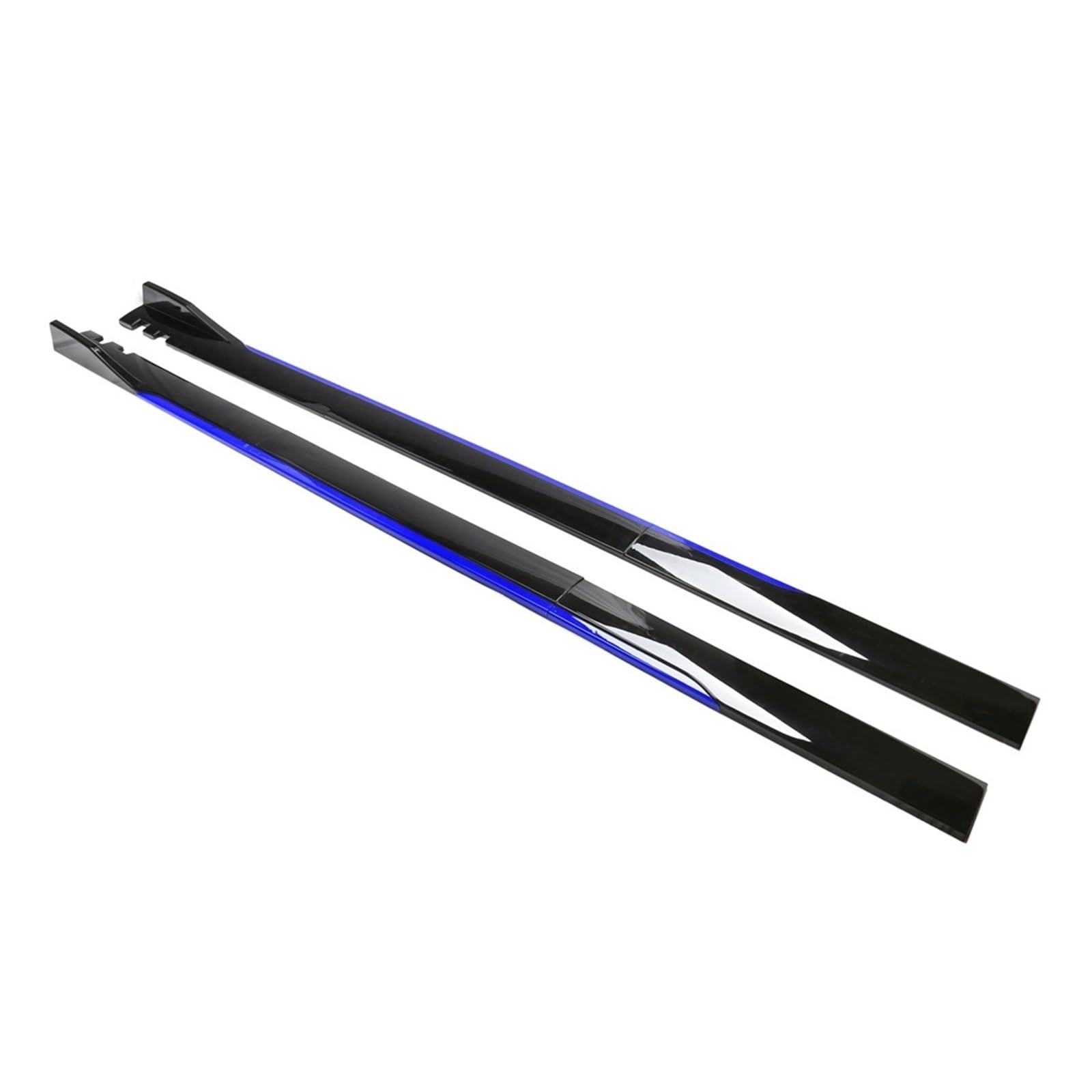 Winglet Diffusor Für Benz 8PCS 2m/2,2m Auto Seitenschweller Seitenschwellerverlängerung Kipphebelplatte Lippenseparator Stoßstange Universal Seitenschweller(2M Black Blue) von RFSHOP