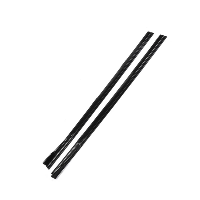 Winglet Diffusor Für Clio Für Megane Für Duster Für Logan Für Twingo 8X 2,2 M Seitenschweller Verlängerung Rocker Splitter Diffusor Winglet Flügel Seitenschweller(Glossy Black) von RFSHOP