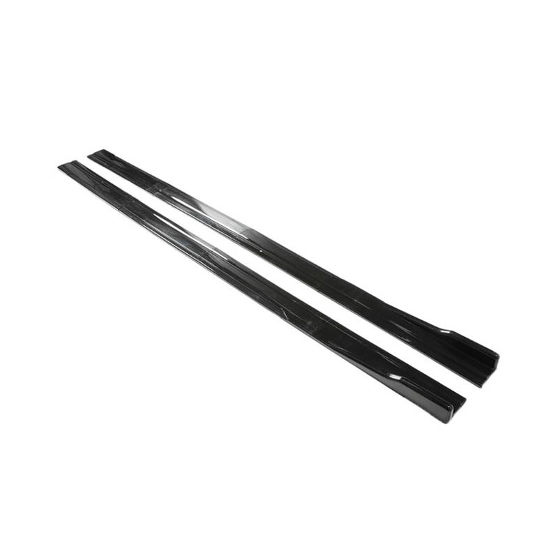 Winglet Diffusor Für E39 E46 E53 E90 E92 E93 E60 E61 X5 Auto Seite Rock Einstellbare Bumper Modifiedextension Rocker Platte Lip Carbon Faser Seitenschweller(2.18m Bright Black) von RFSHOP