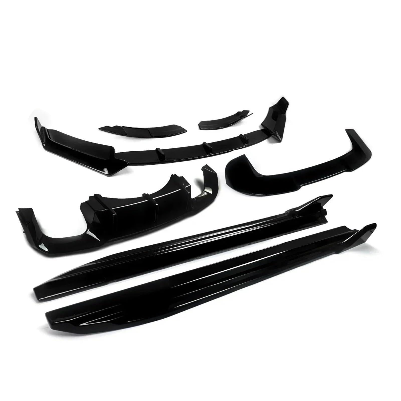 Winglet Diffusor Für F85 Für X5M Sport SUV Body Kits Vorne + Hinten Lip Seite Rock Spoiler Zubehör 2014 2015 2016 2017 2018 Seitenschweller von RFSHOP