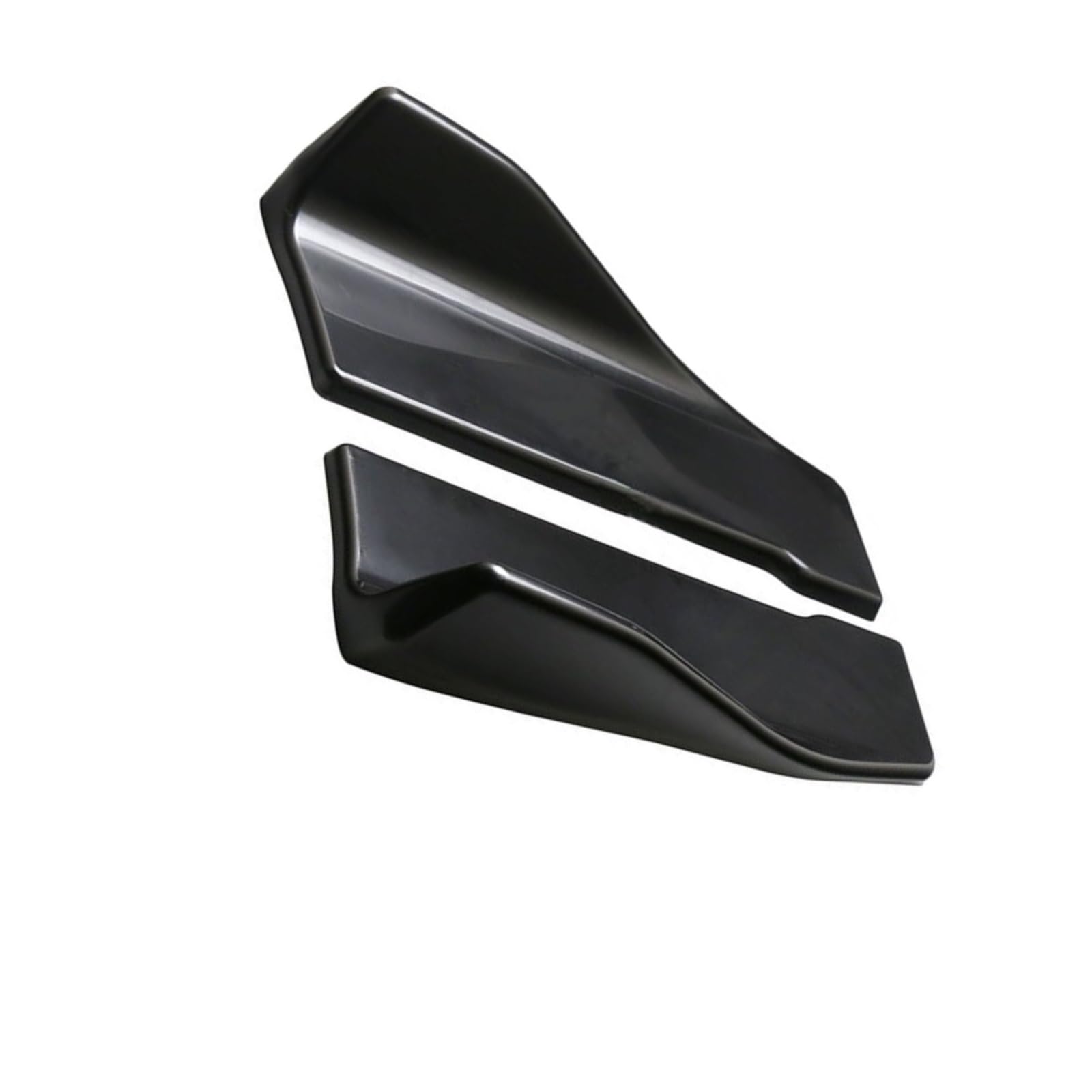 Winglet Diffusor Für FIAT Auto Spoiler Seitlich Vorne Stoßstange Hinten Seitenrock Lip Rocker Wings Schutz Zierleisten 35 cm Länge Universal Glänzend Schwarz Seitenschweller von RFSHOP