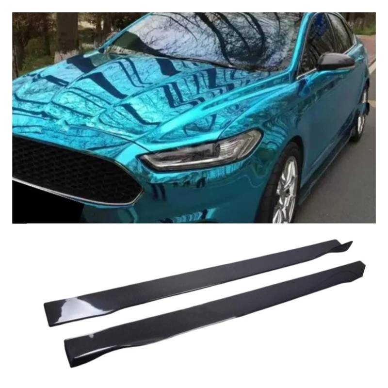 Winglet Diffusor Für Ford Für Mondeo 2013-2014 2015 2016 2017 2018 Modifizierte Seite Spoiler Trim Body Kit Surround Auto Zubehör Carbon Side Rock Seitenschweller von RFSHOP