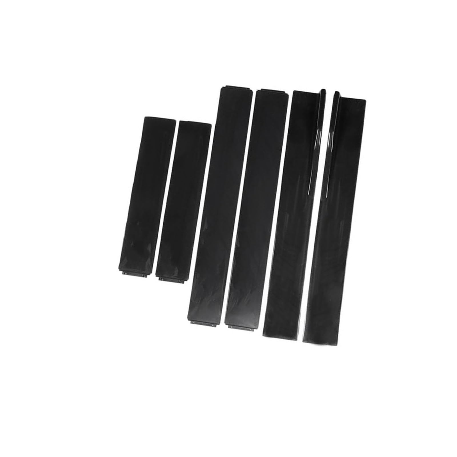 Winglet Diffusor Für Ford Für Mustang Für Focus Universal Auto Seite Röcke Verlängerung Rocker Panels Lip Stoßstange Persönlichkeit Modifikation Seitenschweller(2.2m Bright Black) von RFSHOP