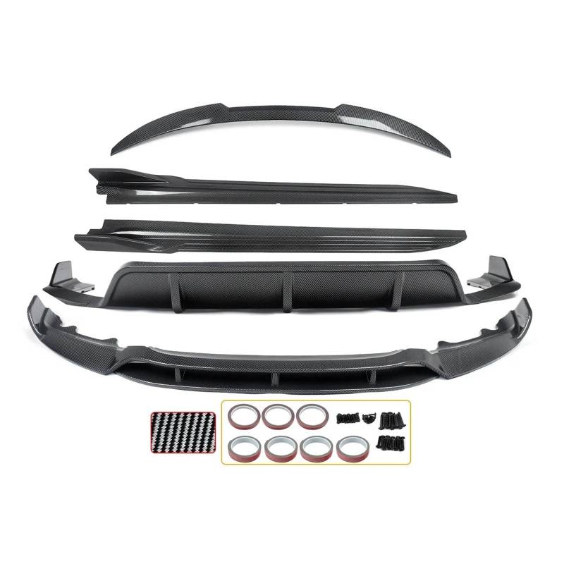 Winglet Diffusor Für Für X6 F16 2014 2015 2016 2017 2018 2019 Front Lip Hinten Diffusor Spoiler Carbon Look Körper Aero Kit Seitenschweller von RFSHOP