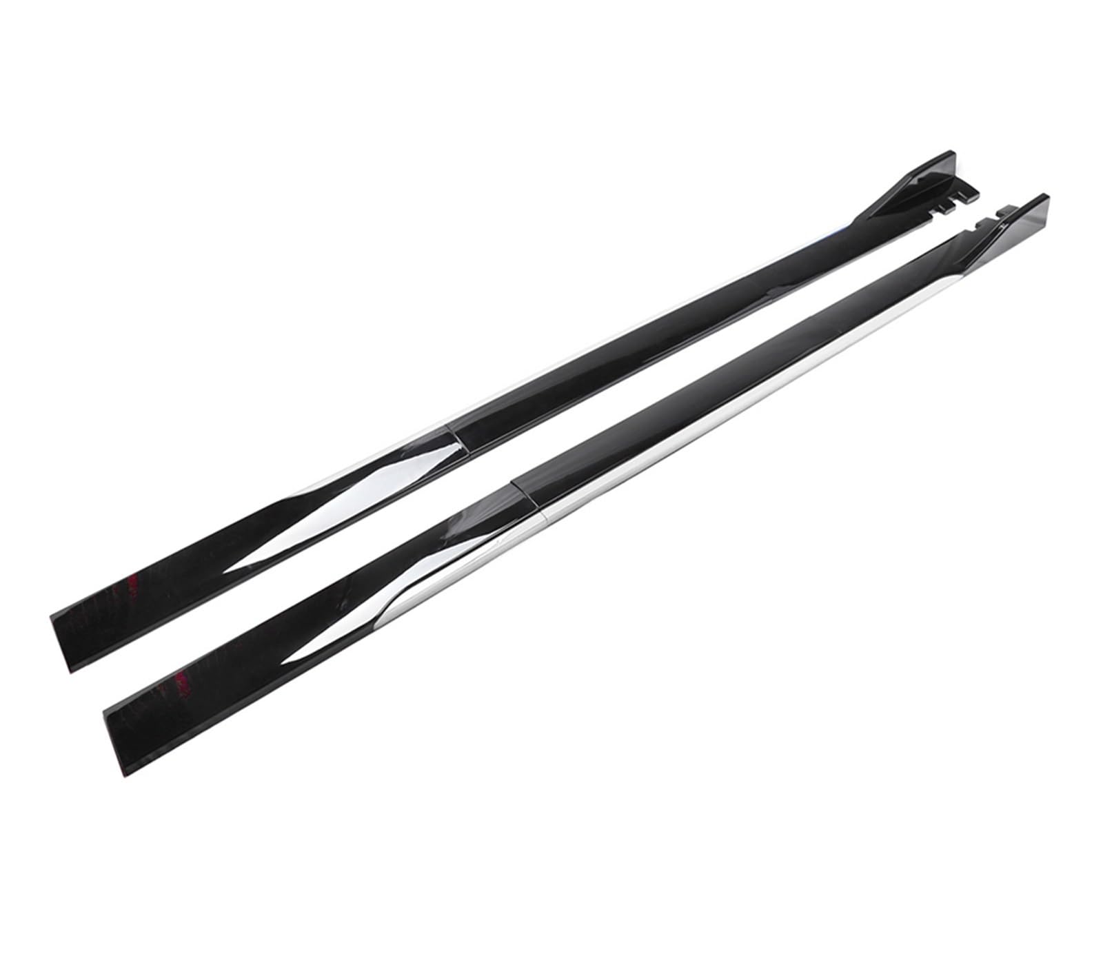 Winglet Diffusor Für Hyundai Auto Styling Universal Seitenschweller Verlängerung Diffusor Bodykit Außen Auto Zubehör Seitenschweller(220cm Black White) von RFSHOP