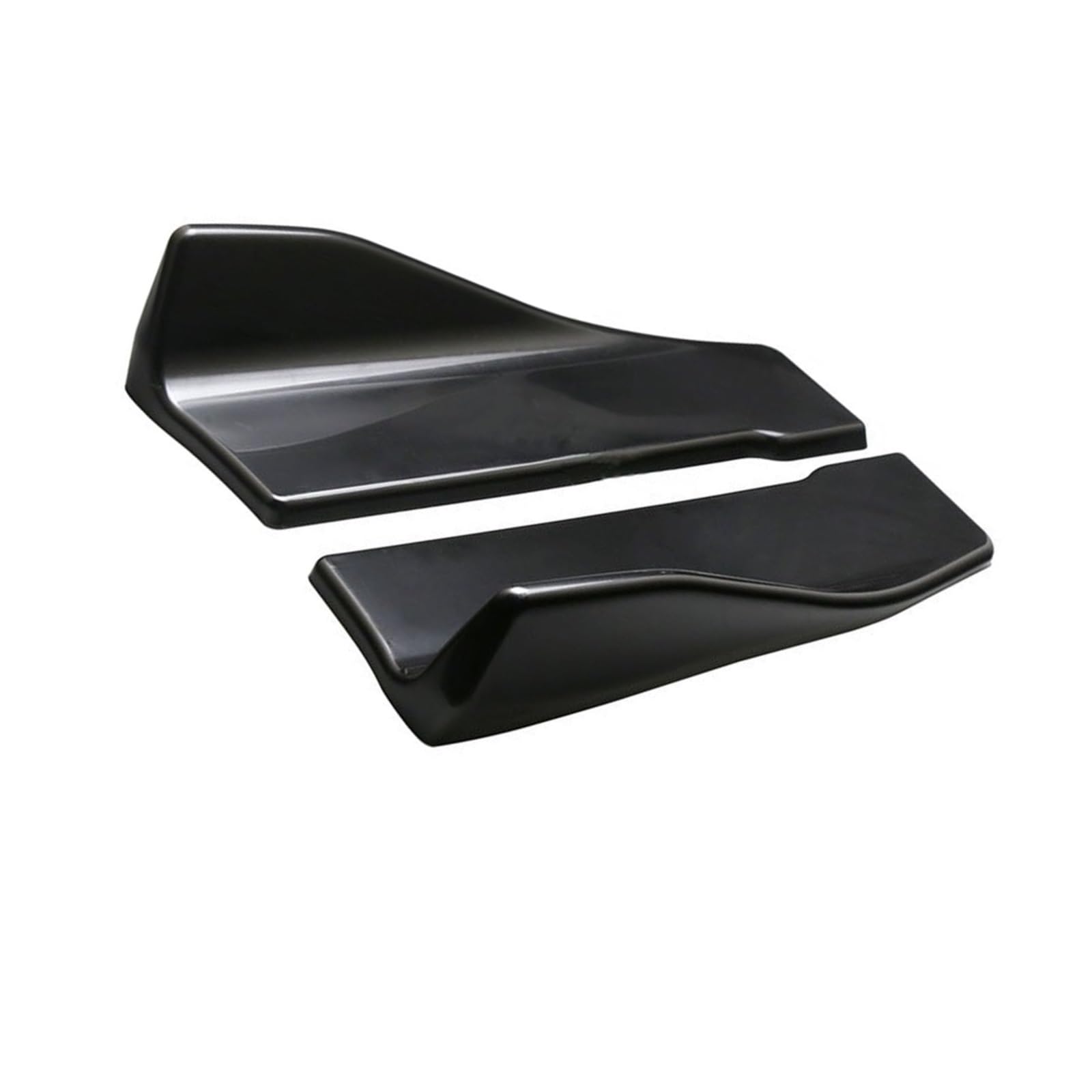 Winglet Diffusor Für Mazda 35 cm Länge Auto Spoiler Seitliche Frontschürze Hinten Seite Rock Lip Rocker Flügel Schutz Borte Glänzend Schwarz Universal Seitenschweller von RFSHOP