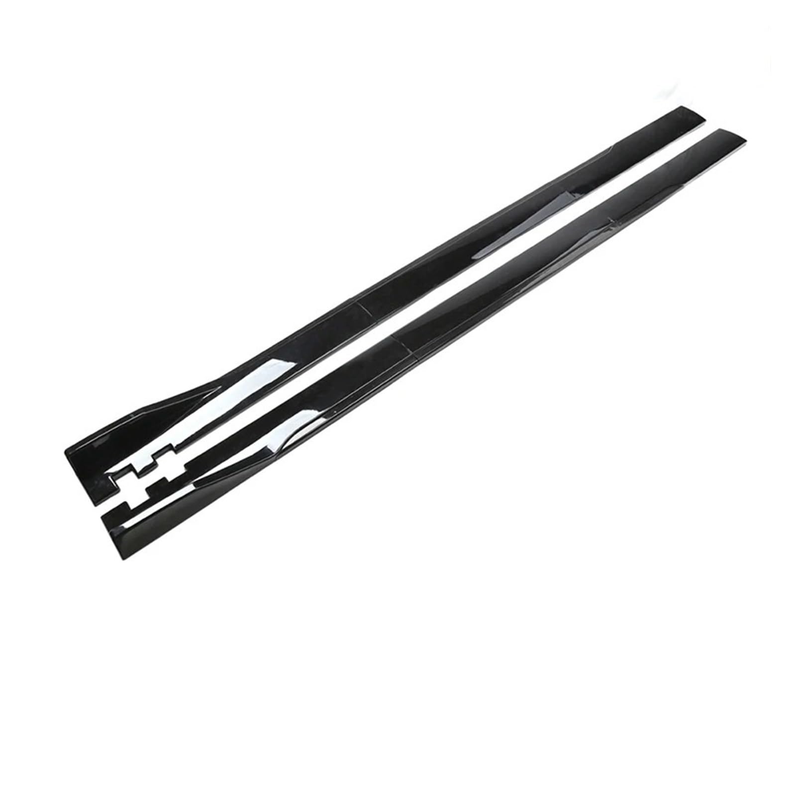 Winglet Diffusor Für Mazda Universal Seitenschweller Verlängerung Diffusor Bodykit Auto Styling Außenzubehör Seitenschweller(220cm Black) von RFSHOP