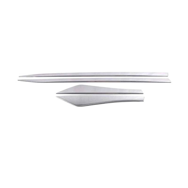 Winglet Diffusor Für Nissan Für Rogue 2021 2022 2023 Edelstahl Chrom Side Door Auto Körper Molding Röcke Scratch Abdeckung Trim Auto Zubehör Seitenschweller(ABS Silver) von RFSHOP