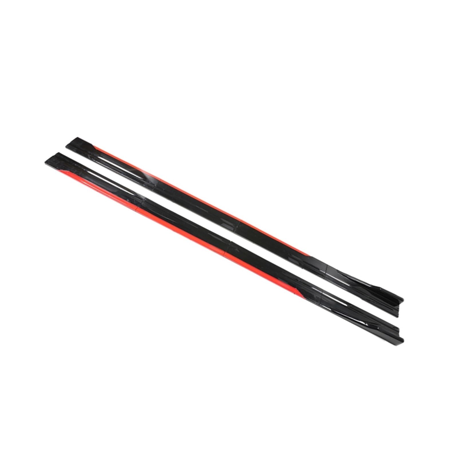 Winglet Diffusor Für Toyota Für Corolla Für Camry Für Sienna 86 Für Scion FR-S 8PCS 2m/2,18 M Seite Rock Verlängerung Rocker Platte Lip Separator Stoßstange Universal Seitenschweller(Reddish Black,2m) von RFSHOP