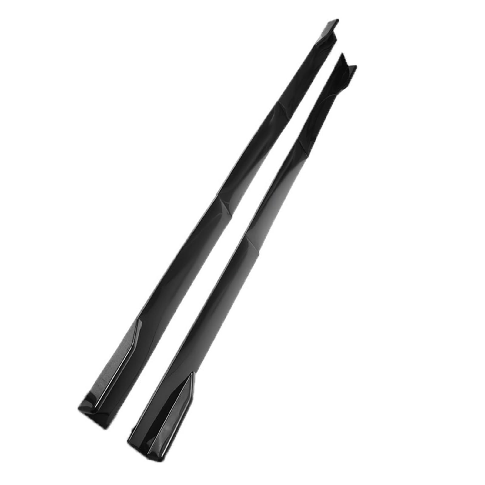 Winglet Diffusor Für Toyota Für Corolla Für Camry Für Sienna 86 Für Scion FR-S Alle Modelle ABS 1 Paar 2,2 M Seitenschweller Verlängerung Rocker Panels Lip Splitter Seitenschweller(Schwarz) von RFSHOP