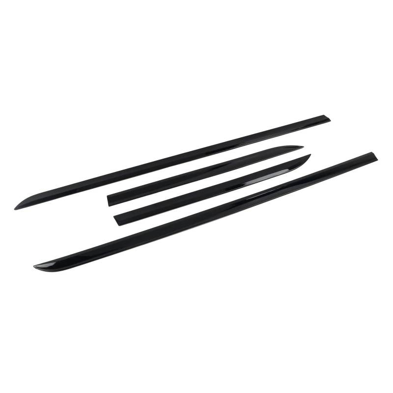 Winglet Diffusor Für Toyota Für RAV4 2019 2020 2021 2022 2023 Seite Tür Körper Anti Kratzer Molding Streifen Schutz Abdeckung Trim Bunte Auto Styling Seitenschweller(Schwarz) von RFSHOP