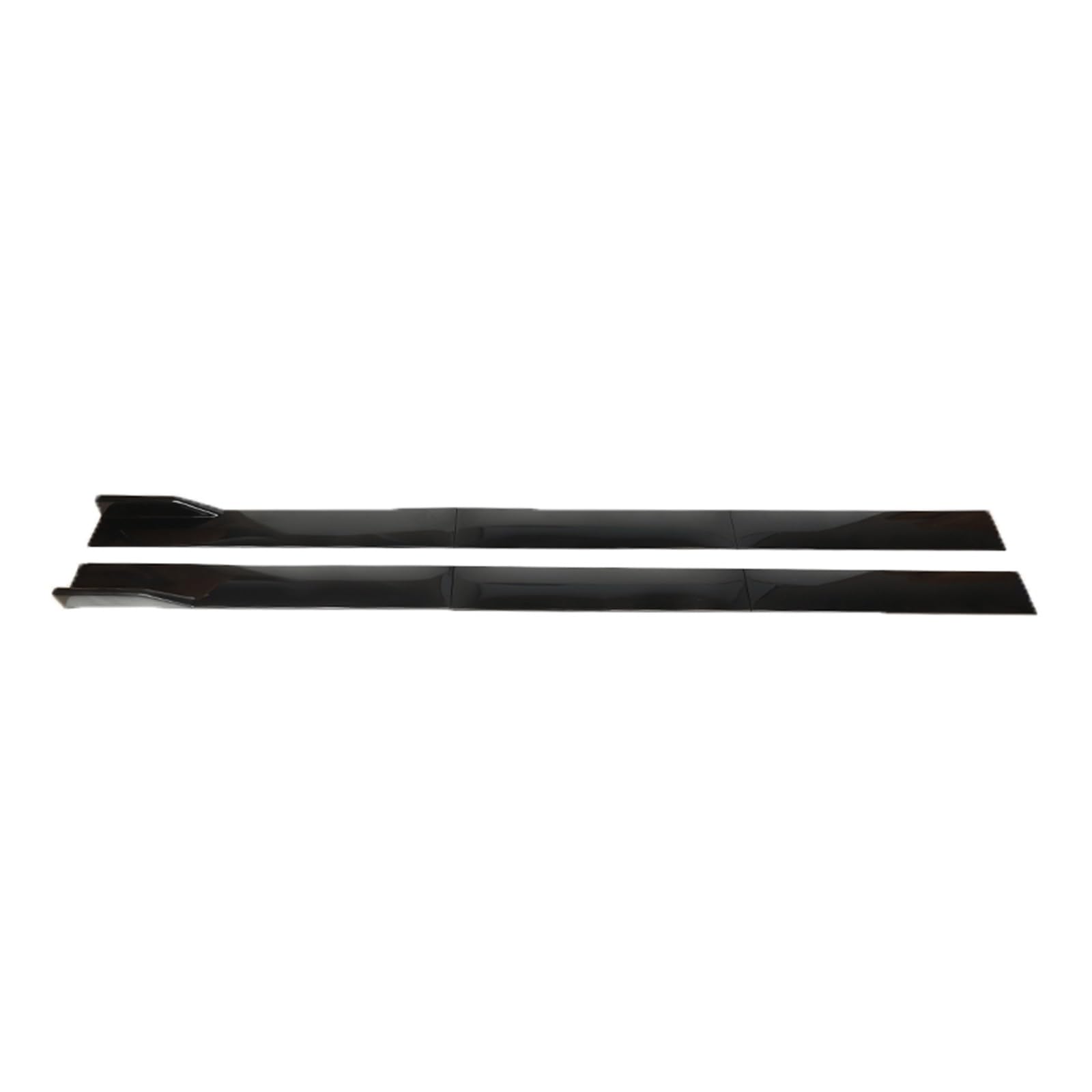 Winglet Diffusor Für Universal 1 Paar 2M Seite Röcke Verlängerung Rocker Panels Lip Splitter ABS Auto Außen Zubehör Auto Styling Seitenschweller(A-Model Black) von RFSHOP