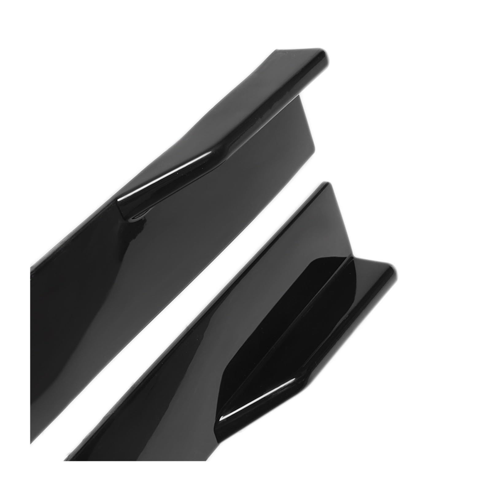 Winglet Diffusor Für VW Für Golf MK5 MK6 MK7 CC Für Passat Für Jetta Für Polo 2,2 M Seitenschweller Verlängerung Rocker Panels Lip Splitter Diffusor Winglet Flügel Seitenschweller(Schwarz) von RFSHOP