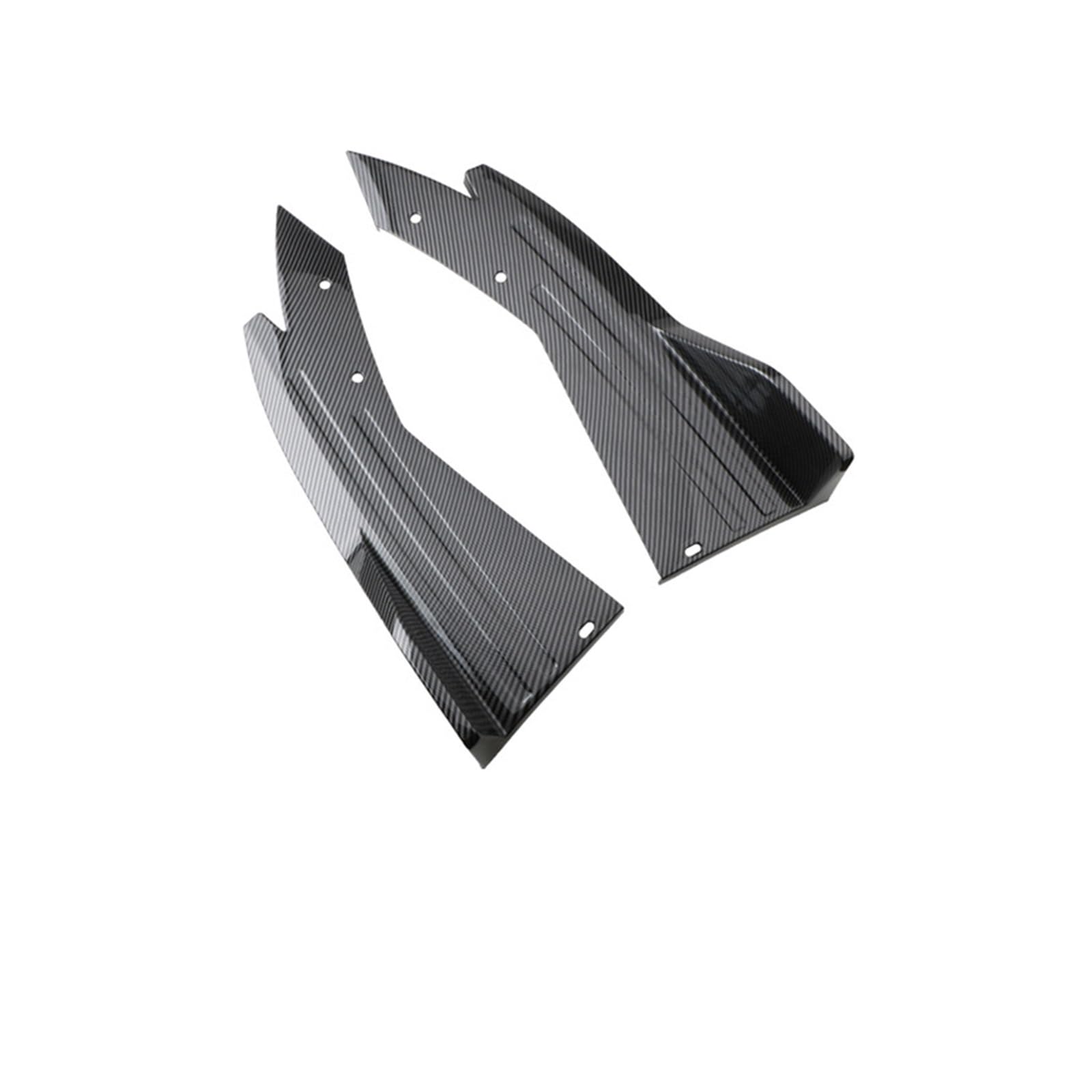 Winglet Diffusor Für X5 E70 Auto Heckstoßstange Eckenschutz Diffusor Splitter Scratch Seitenschwellerverlängerung Seitenschweller(Carbon) von RFSHOP