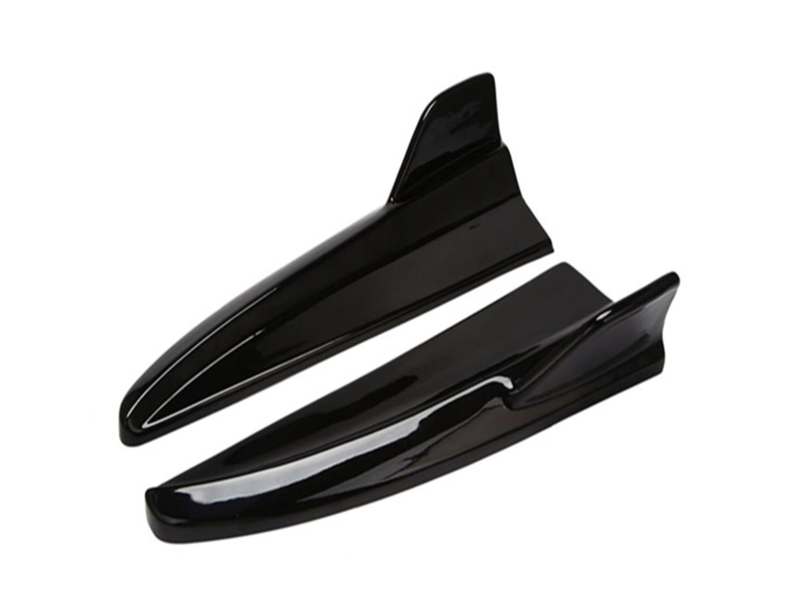 Winglet Diffusor Hinten Stoßstange Splitter Diffusor Seite Spoiler Abdeckung Für Benz C-Klasse C180 C200 C300 C63 W205 2015-2021 2020 2019 2018 2017 2016 Seitenschweller(Schwarz) von RFSHOP