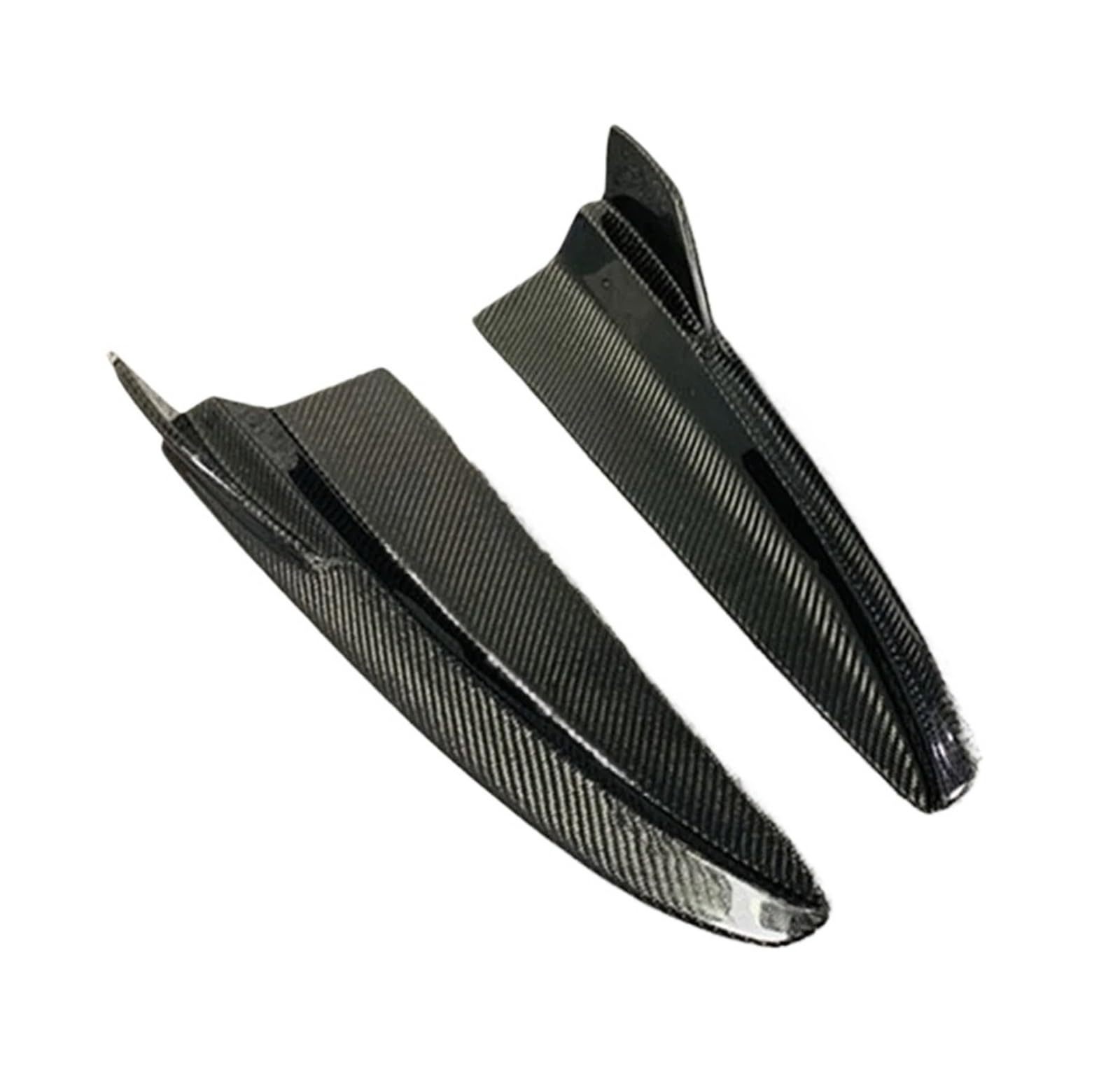 Winglet Diffusor Hinten Stoßstange Splitter Flossen Carbon Faser Für Benz W205 C43 C63 4D 2015-2020 2016 2017 2018 2019 2020 Seitenschweller von RFSHOP