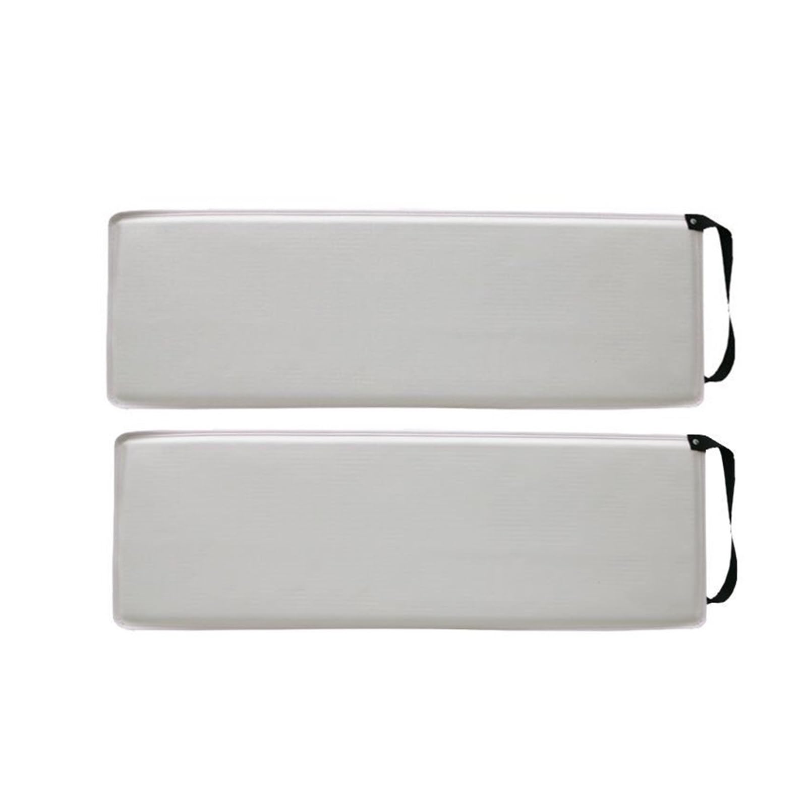 Winglet Diffusor Magnetischer Eisen-Tür-Seitenkantenschutz, Dekorativer Antikollisionsschutz-Aufkleberstreifen, Karosserie-Anti-Kratz-Streifen, Klebstofffrei Seitenschweller(White 2PCS) von RFSHOP