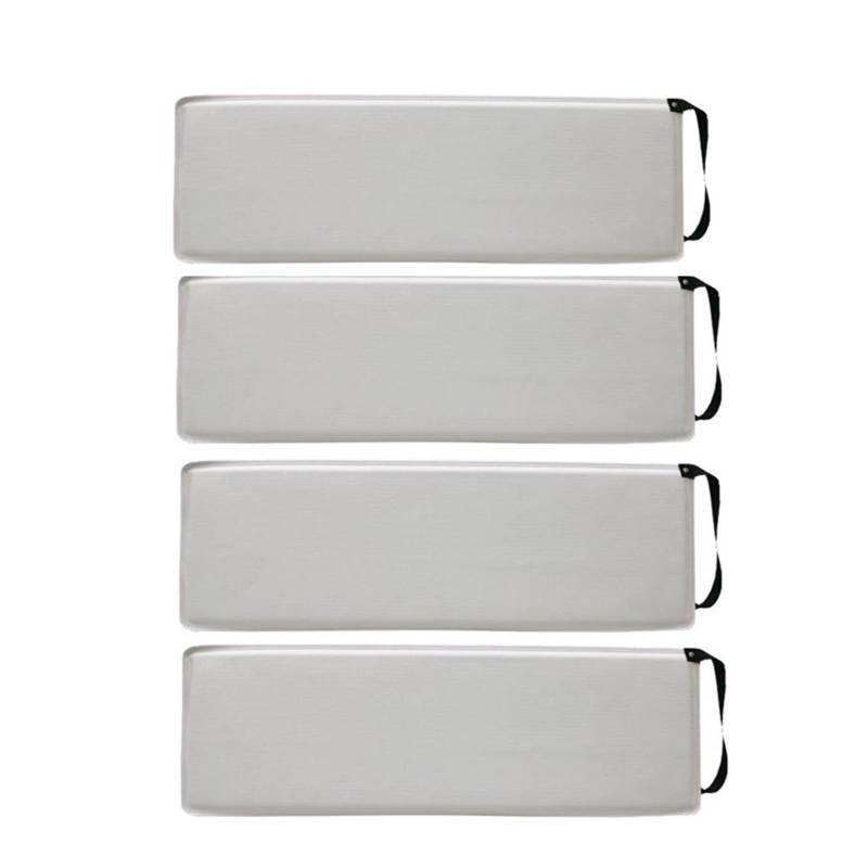 Winglet Diffusor Magnetischer Eisen-Tür-Seitenkantenschutz, Dekorativer Antikollisionsschutz-Aufkleberstreifen, Karosserie-Anti-Kratz-Streifen, Klebstofffrei Seitenschweller(White 4PCS) von RFSHOP