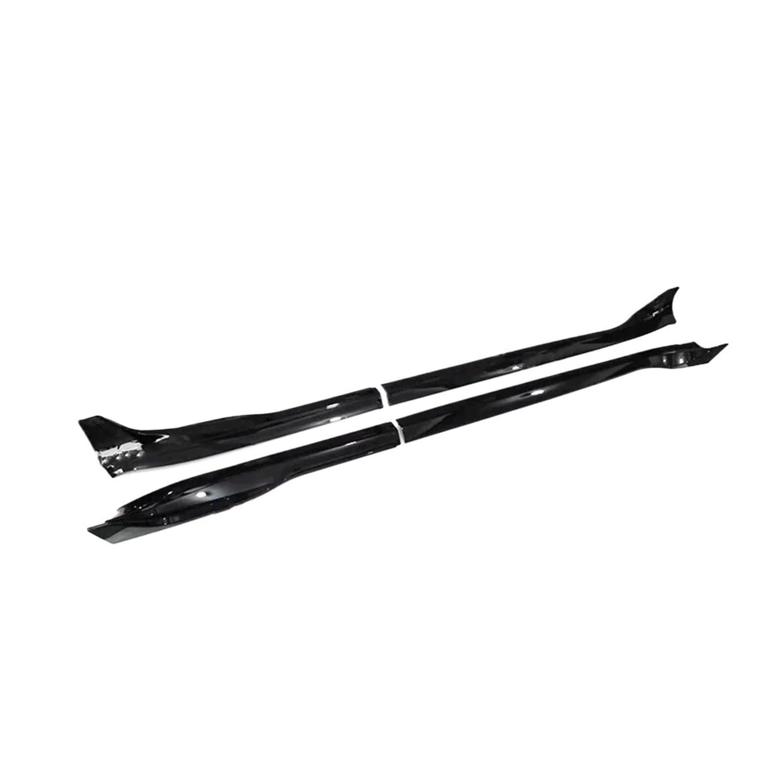 Winglet Diffusor Seitenschweller Für Tesla Model 3 2017-2019 2020 2021 2022 2023 Seitensplitter ABS-Kunststoff Seitenverkleidungen Schwarz Carbon Body Kits Zubehör Seitenschweller(Glossy Black) von RFSHOP