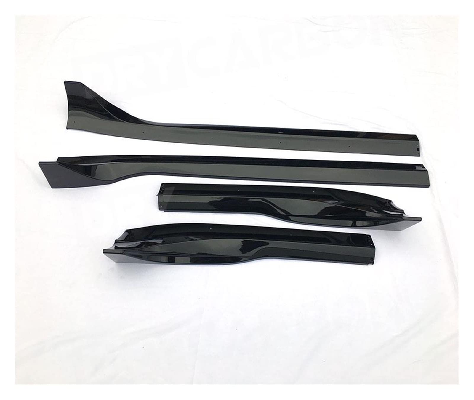 Winglet Diffusor Seitenschwellerverlängerung Body Panel Lippensplitter Winglet Für Tesla Model 3 2016 2017 2018 2019 2020 2021 2022 Seitenschweller Rocker Panels Seitenschweller(Gloss Black) von RFSHOP