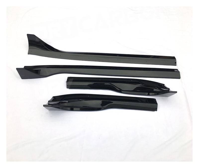 Winglet Diffusor Seitenschwellerverlängerung Body Panel Lippensplitter Winglet Für Tesla Model 3 2016 2017 2018 2019 2020 2021 2022 Seitenschweller Rocker Panels Seitenschweller(Gloss Black) von RFSHOP