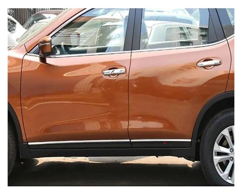 Winglet Diffusor Tür Körper Side Molding Streifen Trim Abdeckung Für Nissan Für X-Trail Für Rogue T32 2014 2015 2016-2021 Zubehör Teile Edelstahl Seitenschweller(2014 to2016) von RFSHOP